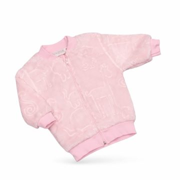 Wikids Wellsoft Cipzáros kocsikabát Zoo - Rózsaszín - 92