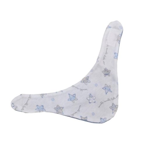 Wikids pamut baba sál/nyálkendő 2:1 - Fehér/Pasztell Rózsaszín Szafaris 6-12 hónapos