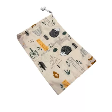   Rikidor Tisztasági Csomag Tárolózsák 28x20 cm - Bézs/Erdei Sünis