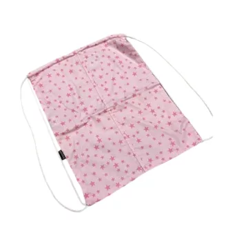 Rikidor Tornazsák 36x30 cm - Rózsaszín/Pink Csillagos