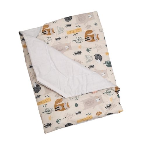 Rikidor Ovis Derékalj 56x135 cm - Drapp alapon Erdei Állatos 