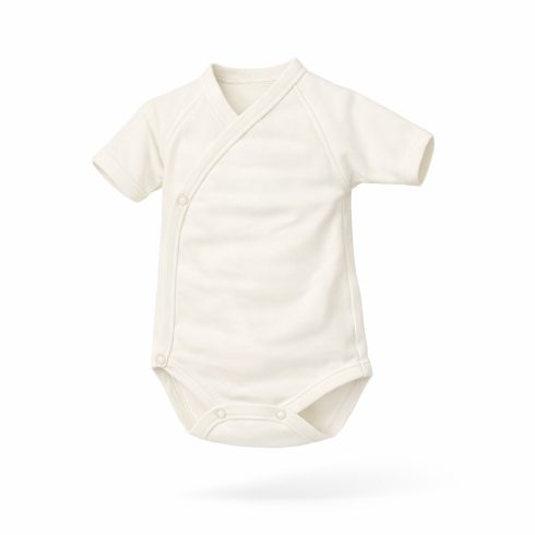 Gólyahír Réklis Rövid Ujjú Body - Krém - 44