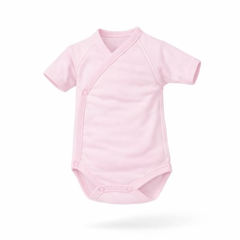Gólyahír Réklis Rövid Ujjú Body - Rózsaszín - 62
