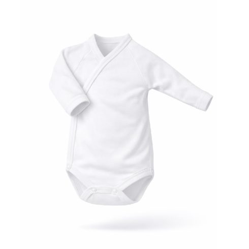 Gólyahír Réklis Hosszú Ujjú Body - Fehér - 56