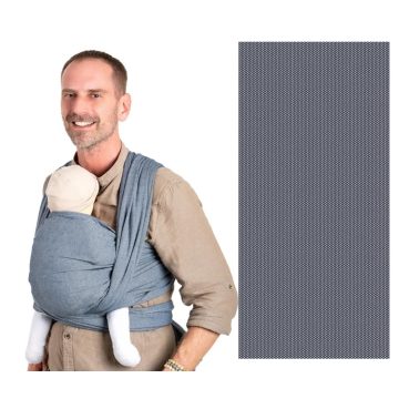 NANDU Megkötős hordozókendő - Farmerkék