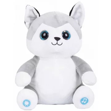 Chipolino Zenélő, világító plüss játék - Huskey