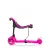 Chipolino Multi Plus roller tolókarral - pink
