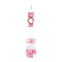   Lorelli Baby Care cumi és cumisüvegmosó kefe - Bear Blush Pink