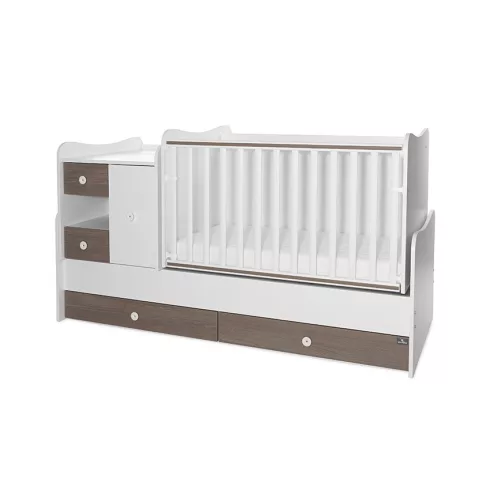 Lorelli MiniMax kombi ágy 190x72 - White Coffe New