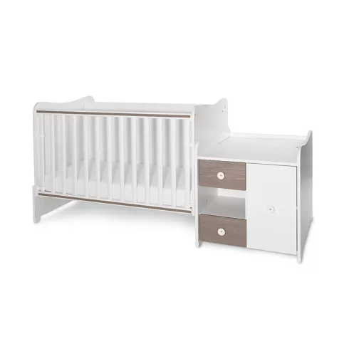 Lorelli MiniMax kombi ágy 190x72 - White Coffe New