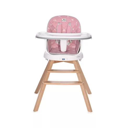 Lorelli Napoli forgatható etetőszék - Pink bears