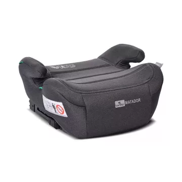   Lorelli Matador ülésmagasító Isofix 125-150cm - Black Jasper