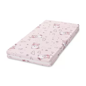 Lorelli szivacs matrac 90x42x6 cm - Pink Ballerina Bear
