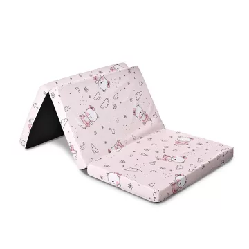   Lorelli összehajtható matrac 60x120x5 - Pink Ballerina Bear