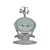 Lorelli Toscana elektromos babahinta 9 kg-ig - Frosty Green Stars