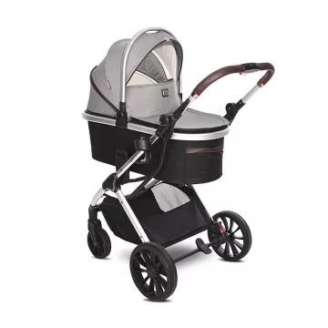   Lorelli Glory multifunkciós babakocsi + adapter - Opaline Grey