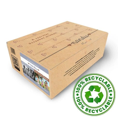 NANDU Totyogó Csatos hordozó - Grizzlibarna/Fekete