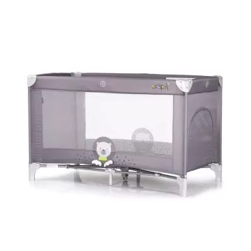 Chipolino Capri fix utazóágy - Bear Grey