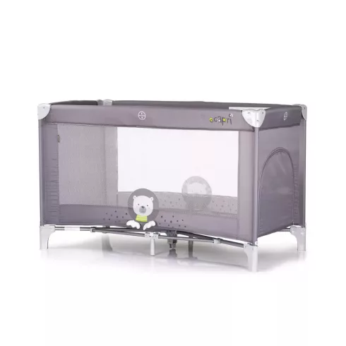 Chipolino Capri fix utazóágy - Bear Grey