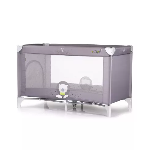 Chipolino Capri fix utazóágy - Bear Grey