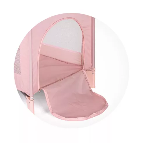 Chipolino Capri fix utazóágy - Cat Pink