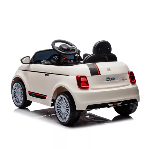 Chipolino Fiat 500 elektromos autó - white