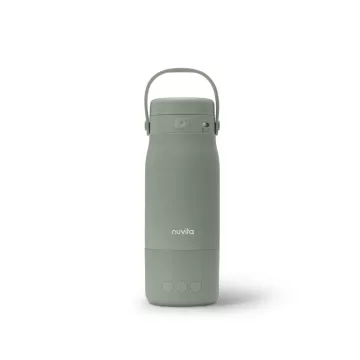   Nuvita Hot'n'go hordozható cumisüveg-melegítő - Sage green - 1190