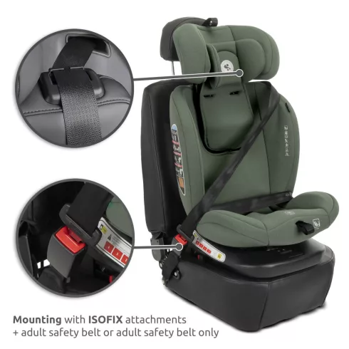 Lorelli Capella autósülés ISOFIX 40-150cm - Pink