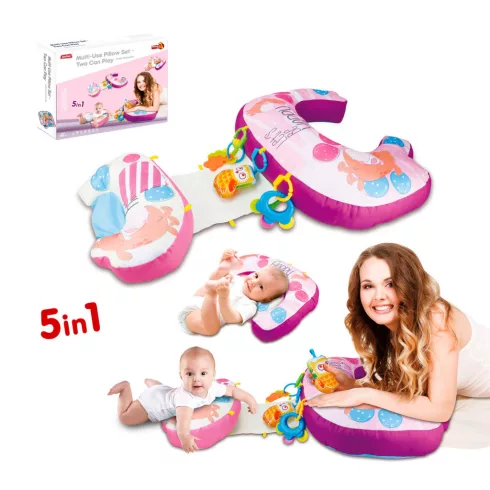 Chipolino multifunkcionális babapárna 5az1 ben - pink