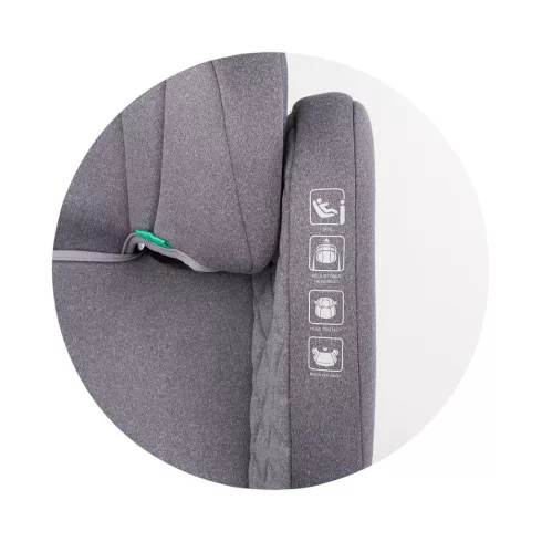Chipolino Cyber autósülés 100-150cm - platinum