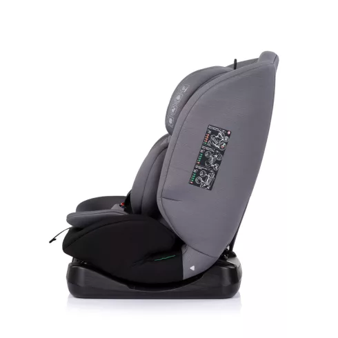 Chipolino Mondial autósülés I-Size 40-150cm - Charcoal