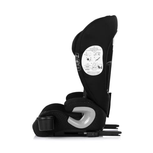 Chipolino Patrol autósülés Isofix 100-150cm - noir