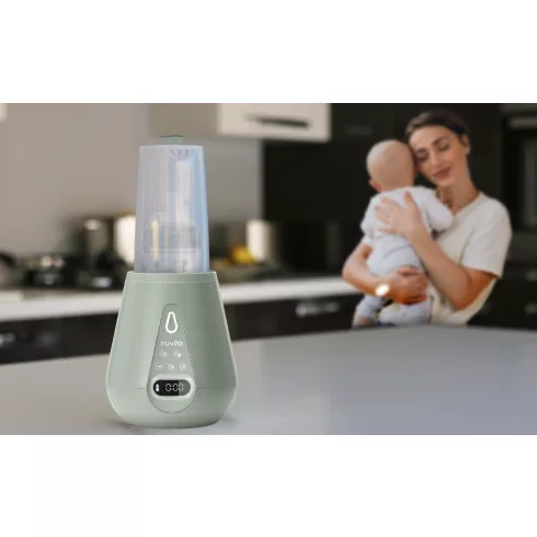 Nuvita digitális cumisüveg-melegítő - 1170 - Sage green