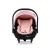 Chipolino Amore autóshordozó adapterrel 40-87cm - Pink powder