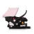 Chipolino Amore autóshordozó adapterrel 40-87cm - Pink powder