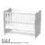 Lorelli Stars ringatható kiságy 60x120 - White / Artwood