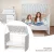 Lorelli Stars ringatható kiságy 60x120 - White / Artwood