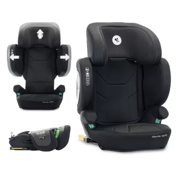   Lorelli Growgo 100-150 cm összecsukható i-Size isofixes gyerekülés - Black