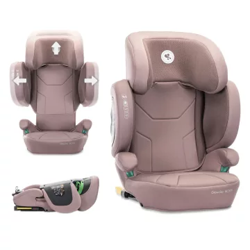   Lorelli Growgo 100-150 cm összecsukható i-Size isofixes gyerekülés - Pink