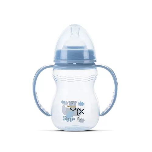 Lorelli My Friend itatópohár fogantyúval 250ml - Airy Blue