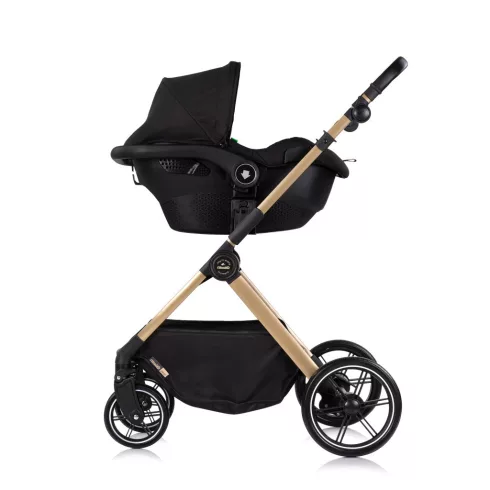 Chipolino Pearl babakocsi 2:1-ben mózessé alakítható sportrésszel - Noir