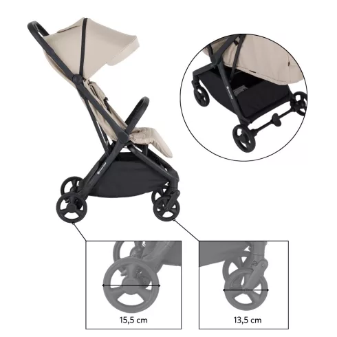 PETITE&MARS Sport babakocsi Flip - Tan Beige