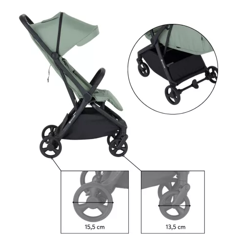 PETITE&MARS Sport babakocsi Flip - Matcha Green