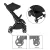 PETITE&MARS Sport babakocsi Flip - Forever Black