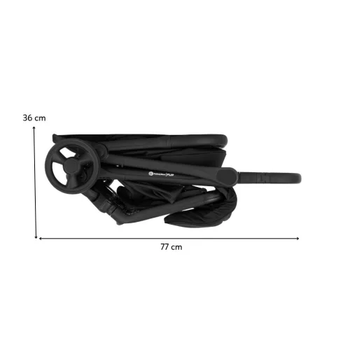 PETITE&MARS Sport babakocsi Flip - Forever Black