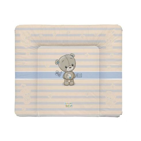 Babastar Puha Softy pelenkázólap 72x75cm - Helló Maci pillangóval - Kék
