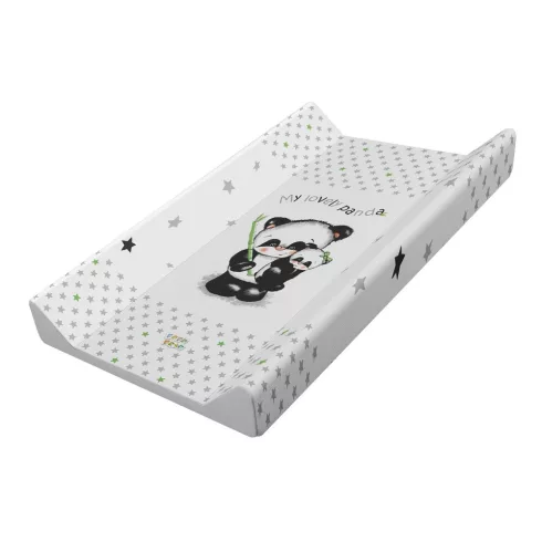 Babastar merev pelenkázólap 50x80cm - Szürke Panda mama kicsinyével