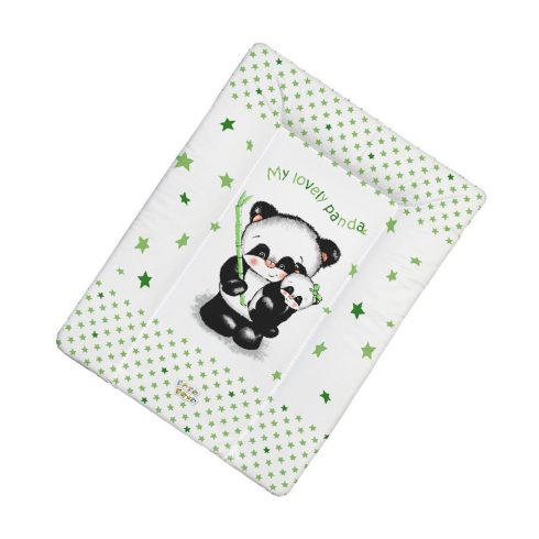 Babastar Puha softy pelenkázólap 50x70cm - Zöld Panda mama kicsinyével