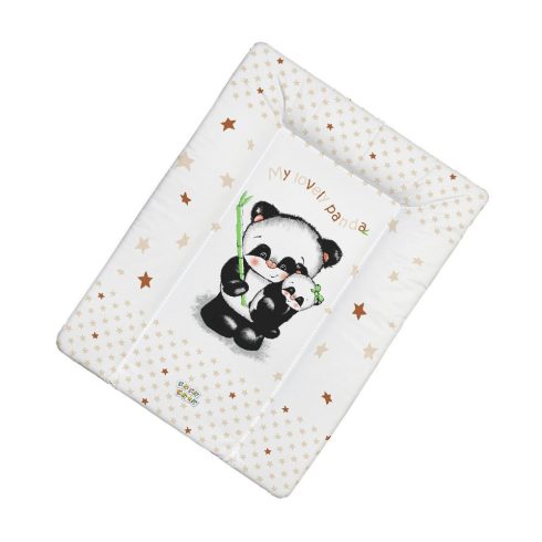 Babastar Puha softy pelenkázólap 50x70cm - Bézs Panda mama kicsinyével