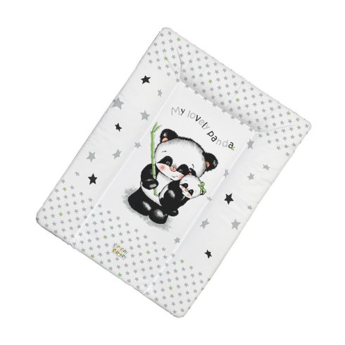 Babastar Puha softy pelenkázólap 50x70cm - Szürke Panda mama kicsinyével